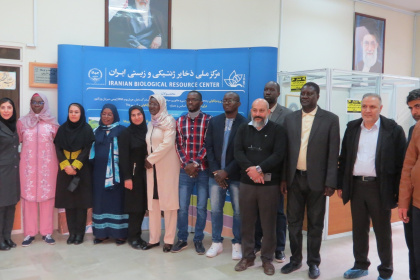 بازدید هیات سنگالی از مرکز ملی ذخایر ژنتیکی و زیستی ایران