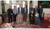دیدار رییس جهاددانشگاهی استان مرکزی با خانواده «شهید بهزاد شفیعی»