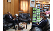 دیدار رئیس جهاددانشگاهی بوشهر با رئیس سازمان مدیریت و برنامه‌ریزی استان