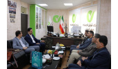 دیدار رییس و معاونین سازمان جهاددانشگاهی استان کرمانشاه با سرپرست مدیریت شعب بانک «مهر ایران» در استان