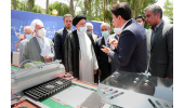 بازدید رییس جمهور از نمایشگاه توانمندیهای شرکتهای دانشبنیان پارک علم و فناوری جهاددانشگاهی کرمانشاه