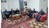 دیدار اعضای جهاددانشگاهی استان کردستان با خانواده شهید دانشجوی حافظ امنیت