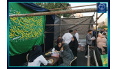 ارائه خدمات پایش سلامت در غرفه‌ی سازمان دانشجویان