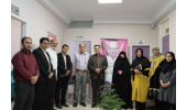 بازدید مشاور امور بانوان و خانواده بنیاد شهید از مجتمع درمانی رسا
