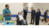 عیادت رییس سازمان جهاددانشگاهی خراسان رضوی از جانبازان آسایشگاه امام خمینی(ره)