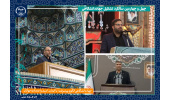 سخنرانی روسای واحدهای سازمانی جهاددانشگاهی در پیش از خطبه‌های نماز جمعه