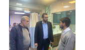 بازدید رئیس جهاددانشگاهی استان قزوین از بیمارستان سیار بنیاد برکت